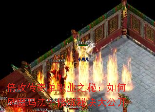 倍攻传奇单职业之秘：如何风靡玛法？修炼秘诀大公开