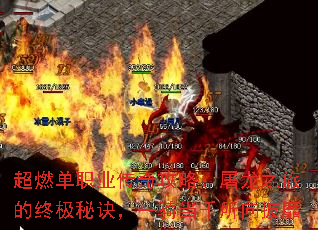 超燃单职业传奇攻略：屠龙之旅的终极秘诀，一骑当千所向披靡
