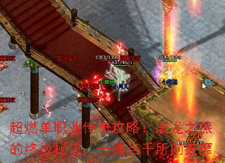 超燃单职业传奇攻略：屠龙之旅的终极秘诀，一骑当千所向披靡