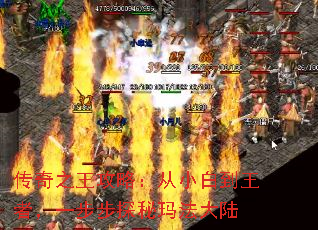 传奇之王攻略：从小白到王者，一步步探秘玛法大陆